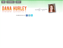 Tablet Screenshot of danahurley.com